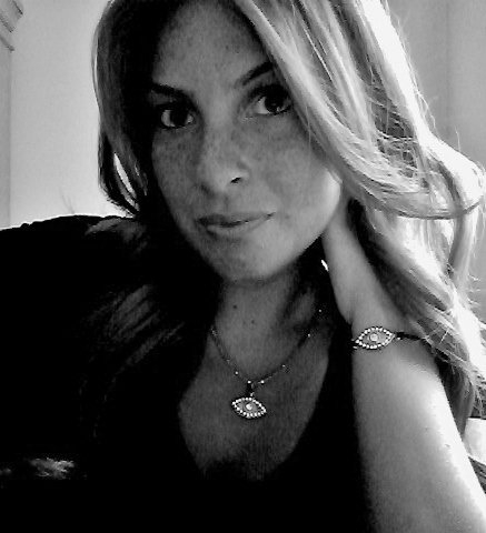 Amanda Bell Evil-Eye necklace and bracelet
