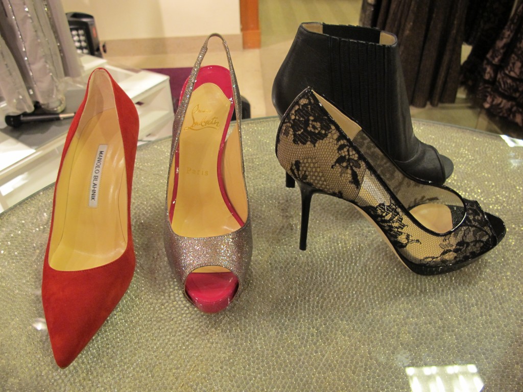 Neimans Louboutin Choo Manolo