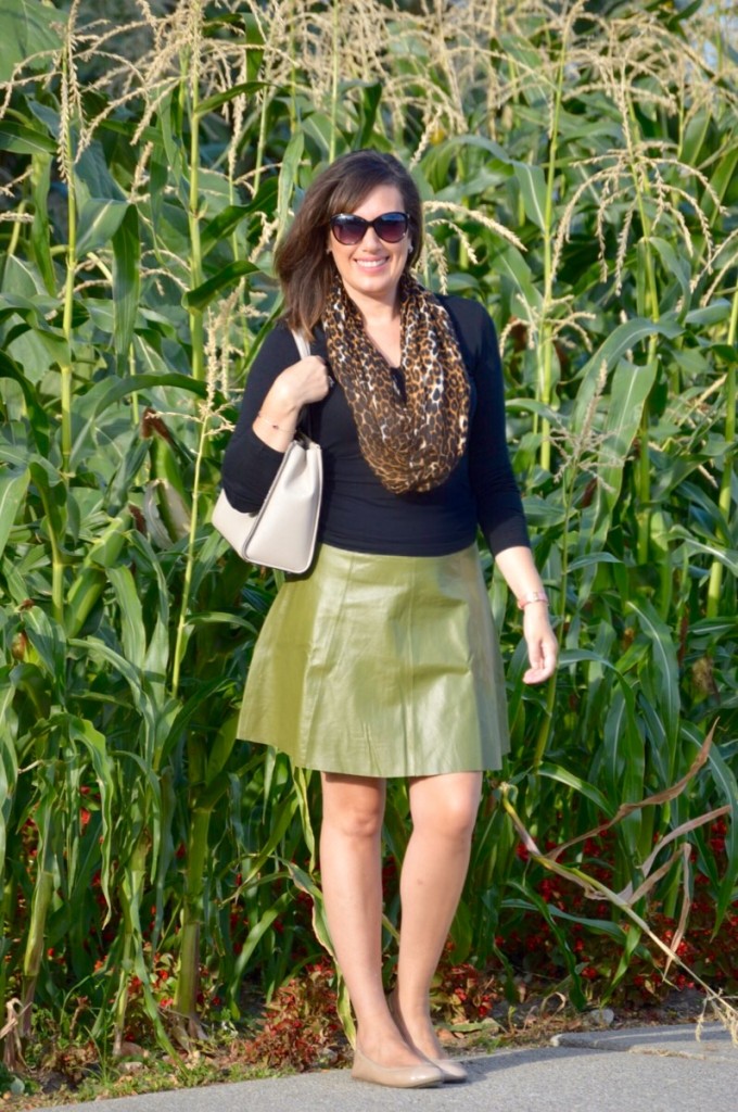 olive skirt