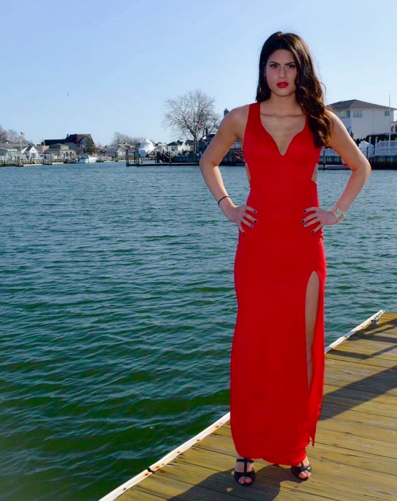 Prom Girl red gown