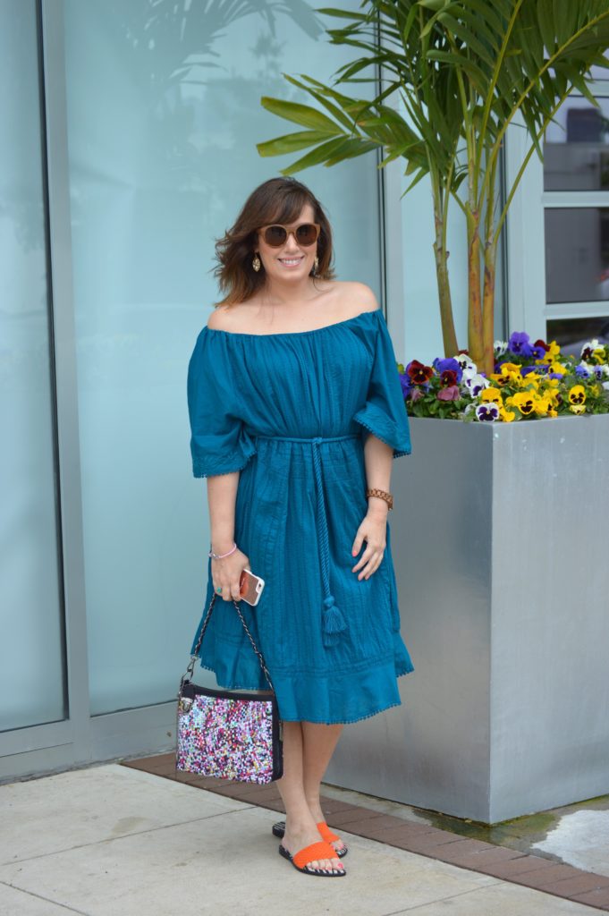 Off the shoulder dress summer